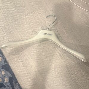 Miu Miu Cream Hanger